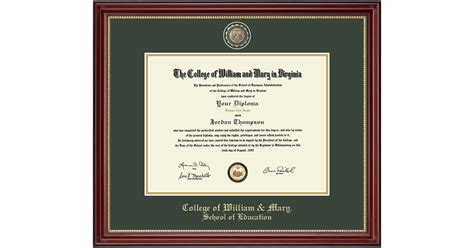 Masterpiece Medallion Diploma Frame In Kensington Gold William And Mary