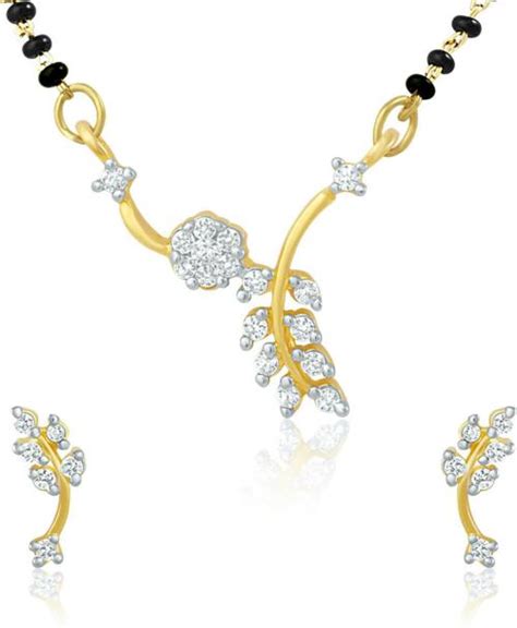 Buy Mahi Women Gold Plated Brass Alloy Jewellery Set White Gold