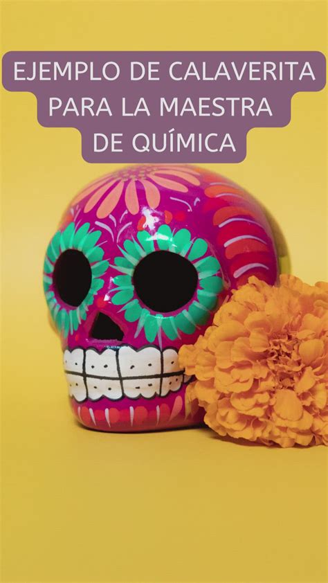 Calaverita Para La Maestra De Qu Mica Maestros El Maestro Calaveras