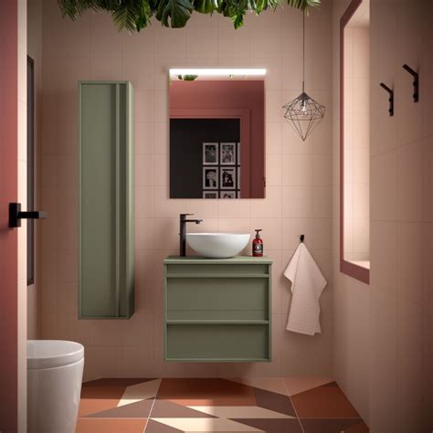 Mueble de Baño ATTILA 60 2 cajones sobre encimera