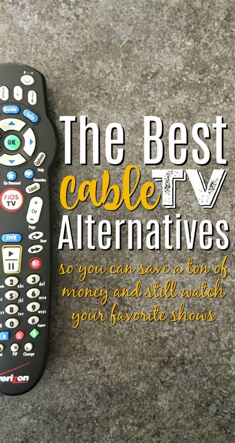 The Best Alternatives to Cable TV...So You Can Save a Ton of Money and Still Watch Your Favorite ...