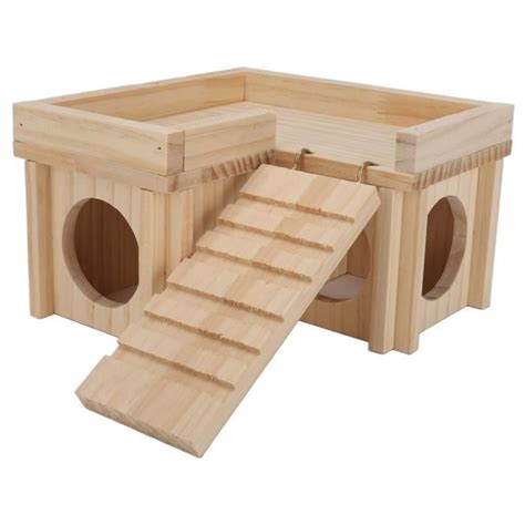 Salalis Maison De Hamster En Bois Maison De Hamster Multi Pi Ces