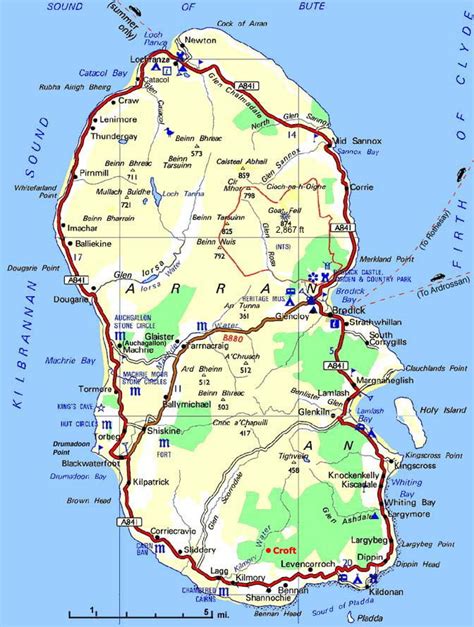 Isle of Arran Map