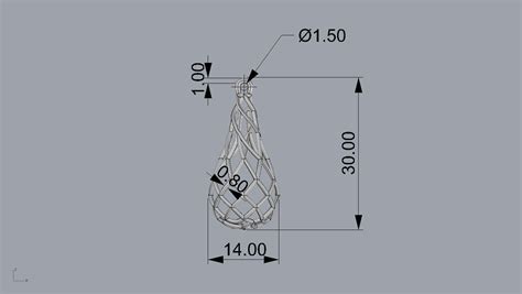 1 Printable Earring 3d Model 3d Printable Cgtrader