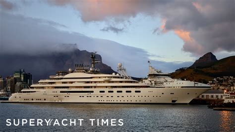 M L Rssen Superyacht Blue In Cape Town