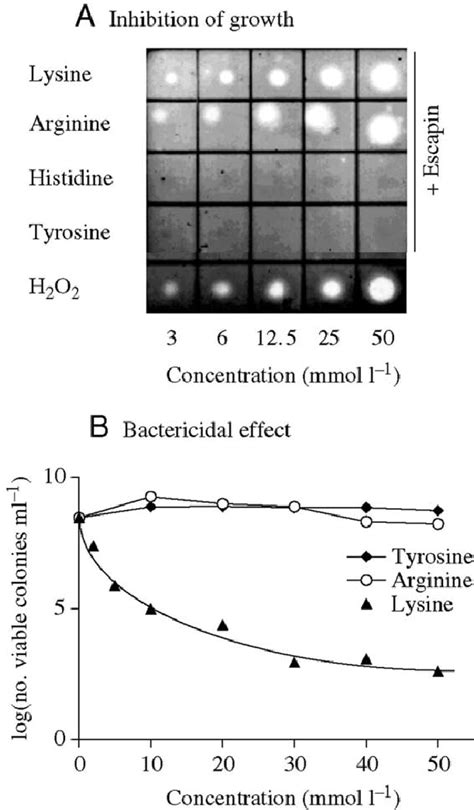 Antimicrobial Effects Of Escapins Reaction Products On Planktonic Download Scientific Diagram