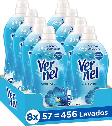 Vernel Suavizante Concentrado Para Ropa Cielo Azul Pack De Total