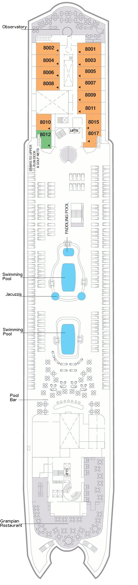 Braemar deck plans - Cruiseline.com