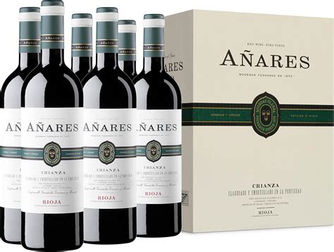 BODEGAS OLARRA Añares Vino Tinto Crianza DOCa Rioja Estuche de 6