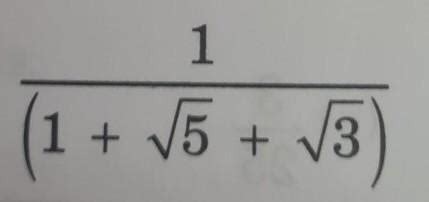 Rationalise The Denominator Of Each Of The Following Plz Answer It