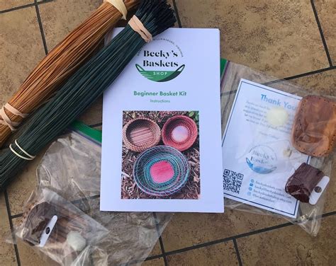 Pine Needle Basket Kits Coiled Basket Kit For Beginners Traditional