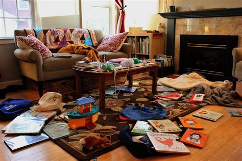 Messy Living Room