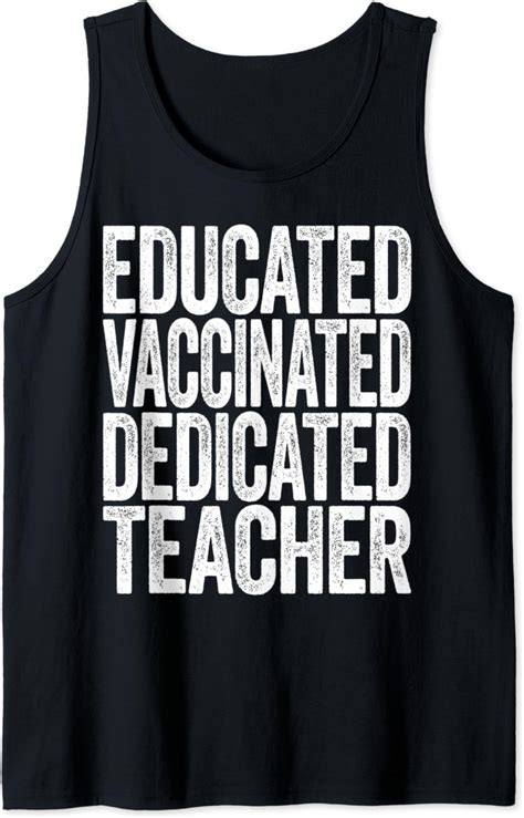 Amazon Educated Vaccinated Dedicated Teacher T Shirt Nurse Gift