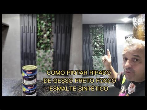 Ripado Preto Fosco Caseiro De Centavos Pintura Esmalte Sint Tico