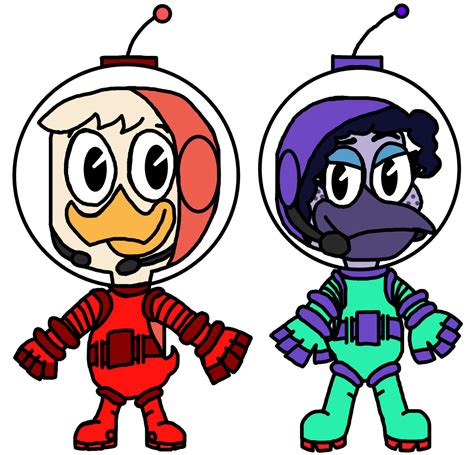 Huey and Violet in Spacesuits by PaintRubber38 on DeviantArt