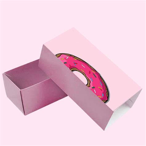 Donut Boxes Custom Pink Donut Boxes Up To 30 Off