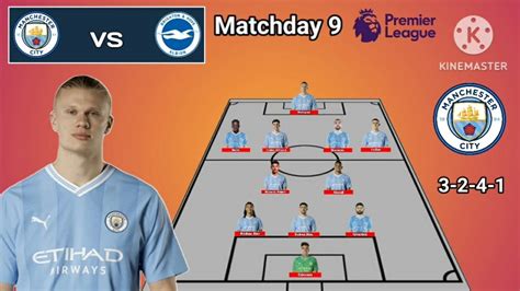 Manchester City Vs Brighton Man City With Foden Matchday