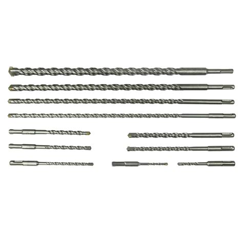 Steinbohrer Betonbohrer Set 11 Teilig Hammerbohrer SDS Plus Bohrer Satz