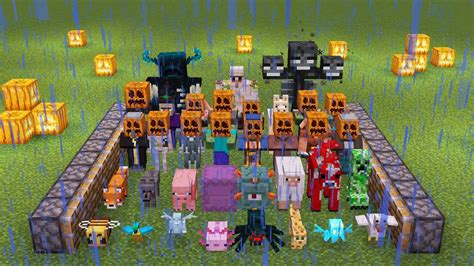 Halloween And All Mobs Minecraft Combined Youtube