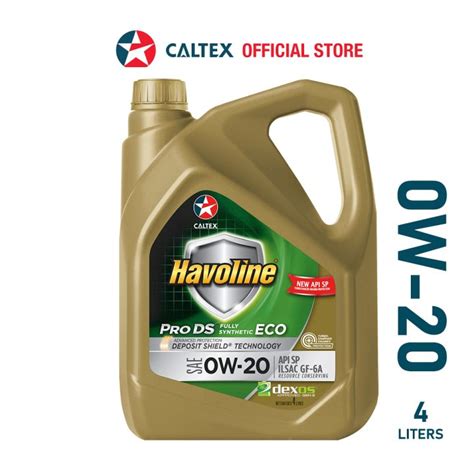 CALTEX Havoline ProDS Fully Synthetic ECO SAE 0W 20 4 Liters 0W20