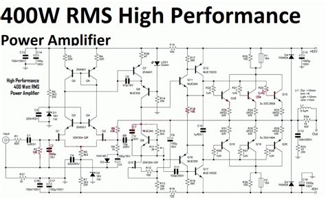 4000 Watt Amplifier Circuit Diagram