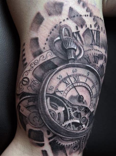 Clock Tattoos for Men - Ideas and Designs for Guys