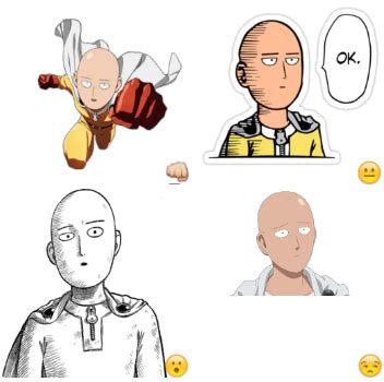 Telegram Sticker Pack One Punch Man Taligram