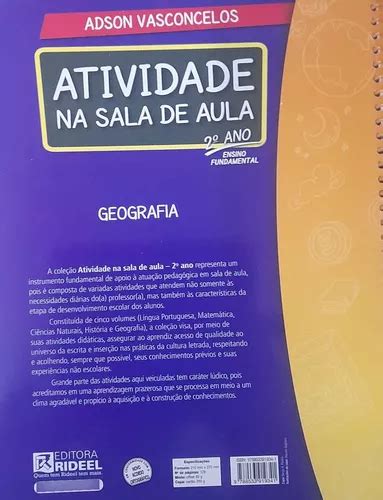 Livro Atividade Na Sala De Aula Ano Ensino Fundamental Geografia R