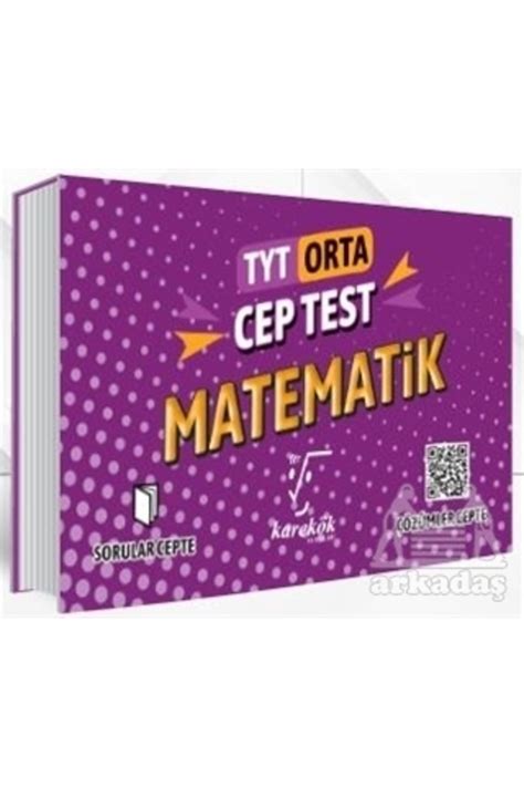 Karek K Yay Nlar Tyt Cep Test Matematik Orta Fiyat Yorumlar