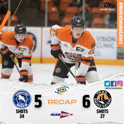 RECAP Smoke Eaters Outlast Wild In Rollercoaster Ride Of A Game