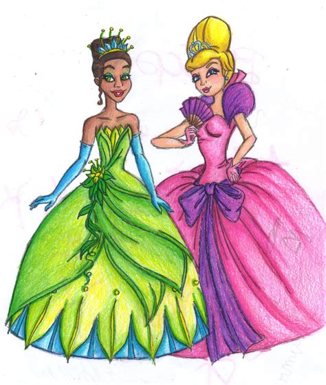 Tiana and Charlotte by Siafoam on DeviantArt