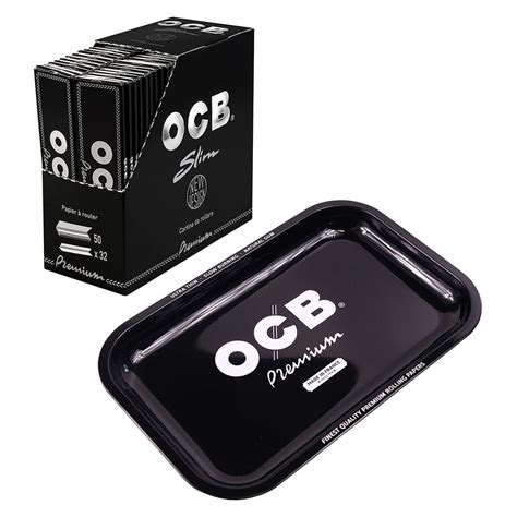 Spar Set 1 OCB Premium Tray 1 Box OCB Schwarz Premium Kingsize Sli