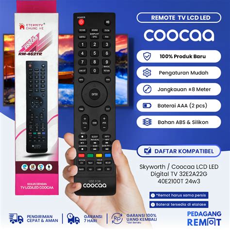 Jual Remot Remote Tv Coocaa Lcd Led Multi Universal Digital Tv