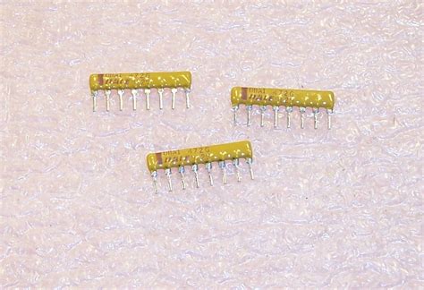 QTY 100 4 7K Ohm 2 8 PIN SIP BUSSED RESISTOR NETWORKS CSC08A01 472G