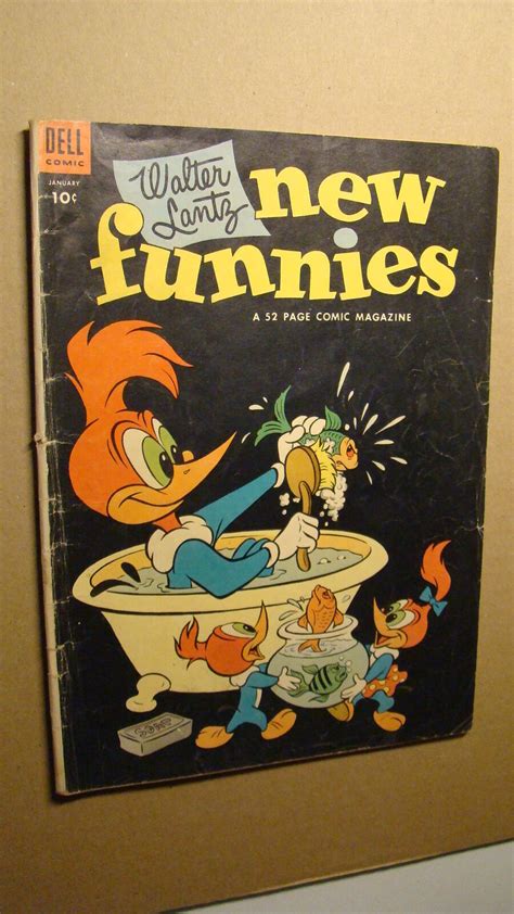 New Funnies 203 Woody Woodpecker Dell Comics 1954 Walter Lantz