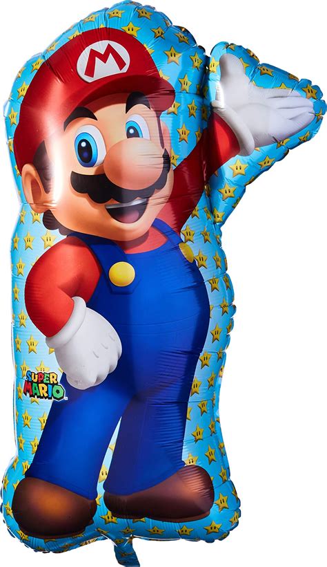 Anagram Mario Bros Foil Balloon 33 Multicolored 32010