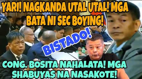 Cong Bosita Pumalag Sa Mga Bata Ni Boying Bistado Shabuyas Bagsakan