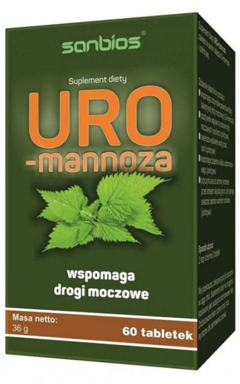 Uro mannoza 60 tabletek SANBIOS Skład Cena Opinie Sklep Życia