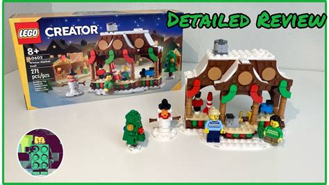 Lego Winter Market Stall Gwp Review Youtube