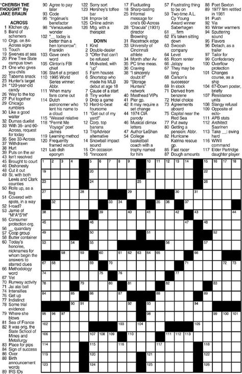 Printable Womans World Crossword Puzzles Printable Word Searches