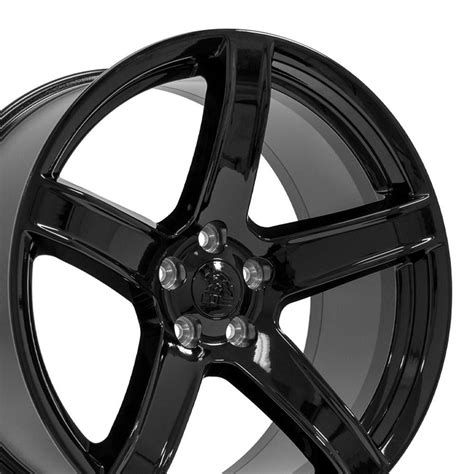 22 Fits Dodge Ram 1500 Style Gloss Black Wheels Set Of 4 22x9 5 Rims Stock Wheel Solutions