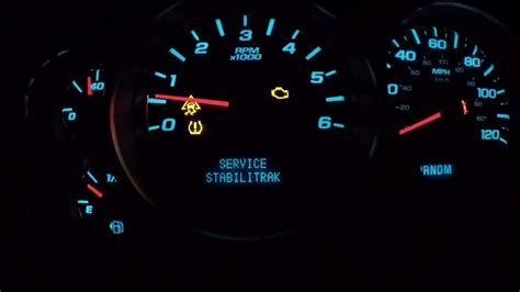 Silverado Flashing Service Engine Soon Light Shelly Lighting