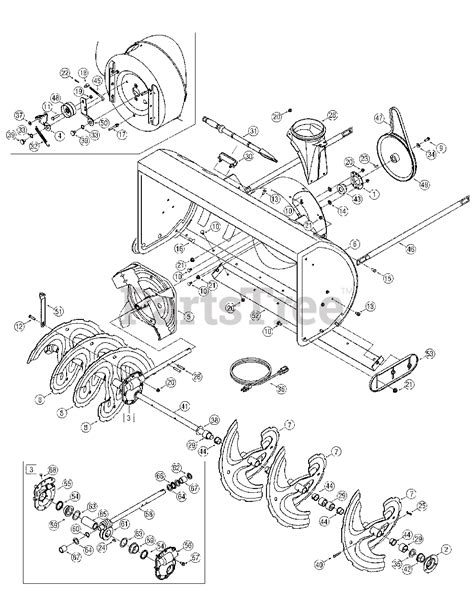 Troy Bilt Snowblower Parts Diagram