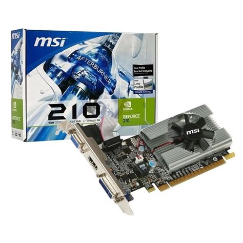 Placa De Video Msi Nvidia Geforce G210 Lp 1gb Gddr3 Gezatek Computación