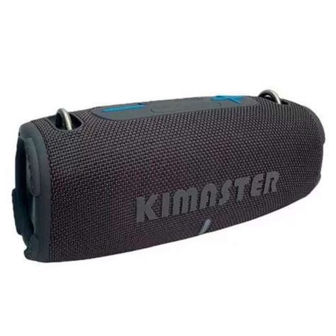 Caixa De Som Bluetooth Bass Ipx Preta K Kimaster Caixas De Som