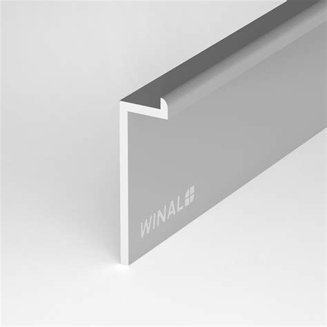Алюминиевый скрытый плинтус для стеновых панелей ГКЛ СМЛ - WINAL™ ВИНАЛ