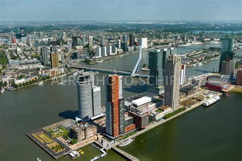 Aerophotostock Rotterdam Luchtfoto Kop Van Zuid Wilhelminapier En