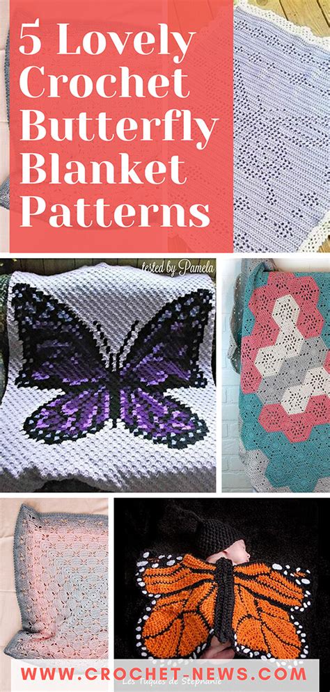 5 Lovely Crochet Butterfly Blanket Patterns - Crochet News