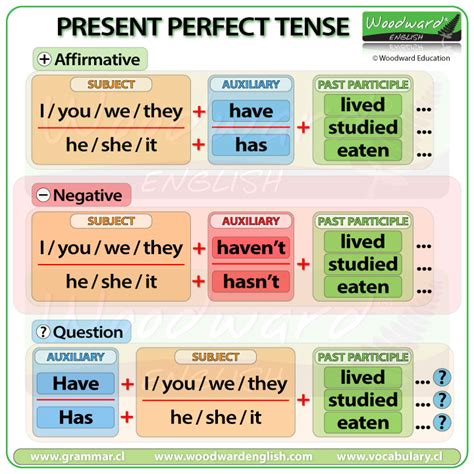 Present Perfect Tense In English Woodward English