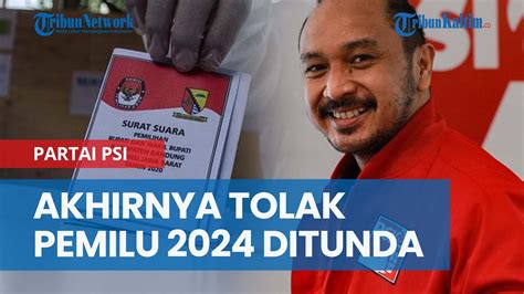 Akhirnya Psi Tolak Pemilu 2024 Ditunda Tapi Dukung Jokowi 3 Periode